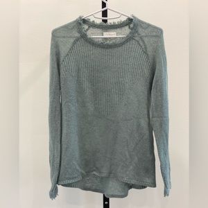 Lucky Brand Sheer Crewneck Sweater
